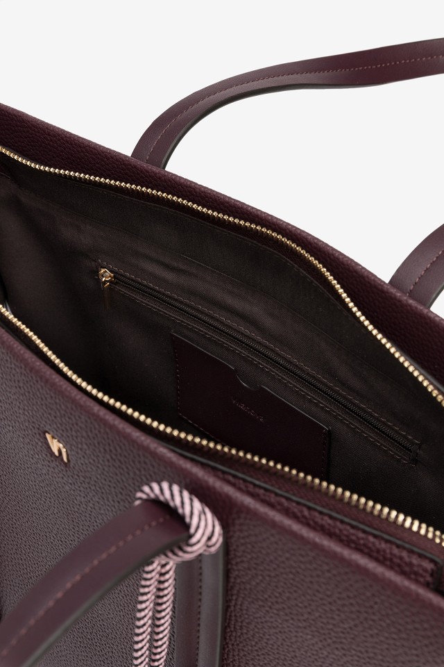 Wine-Toned Floral Bag Wine-Toned Floral Bag