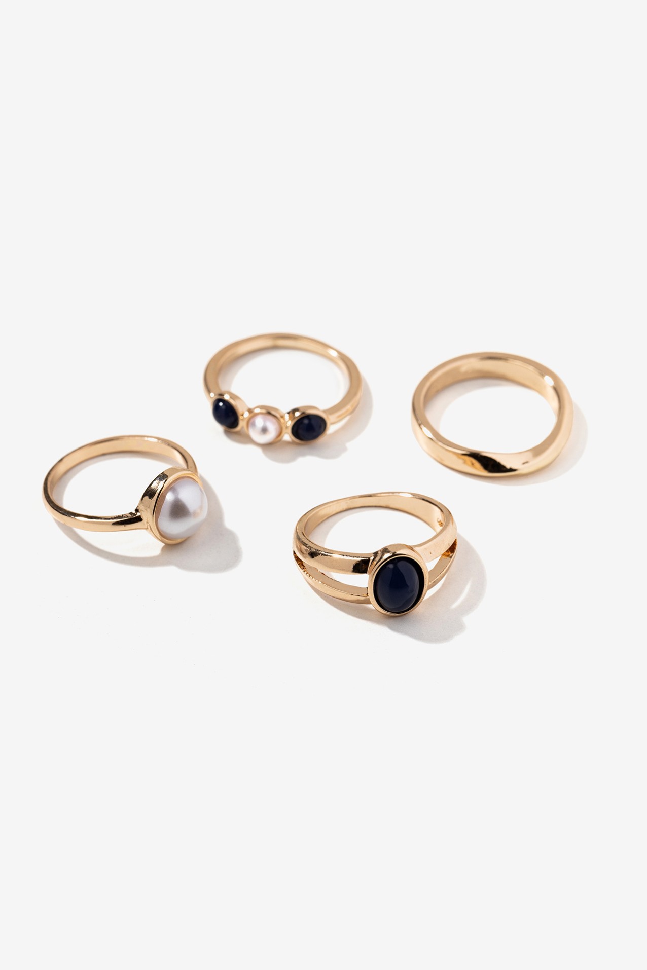 Navy Blue Stone Rings