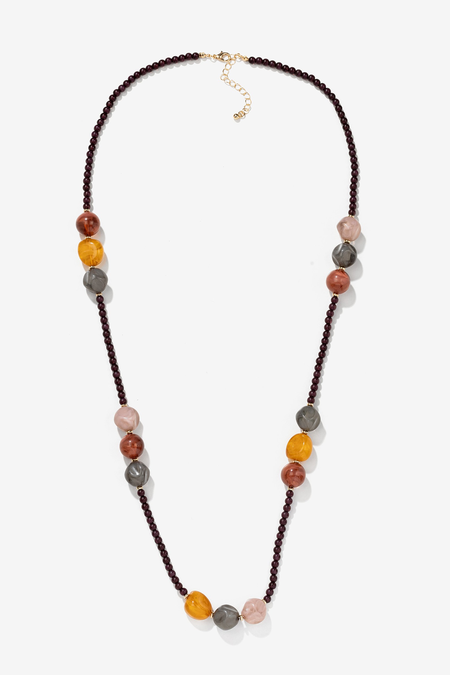 Collar de cuentas coloridas