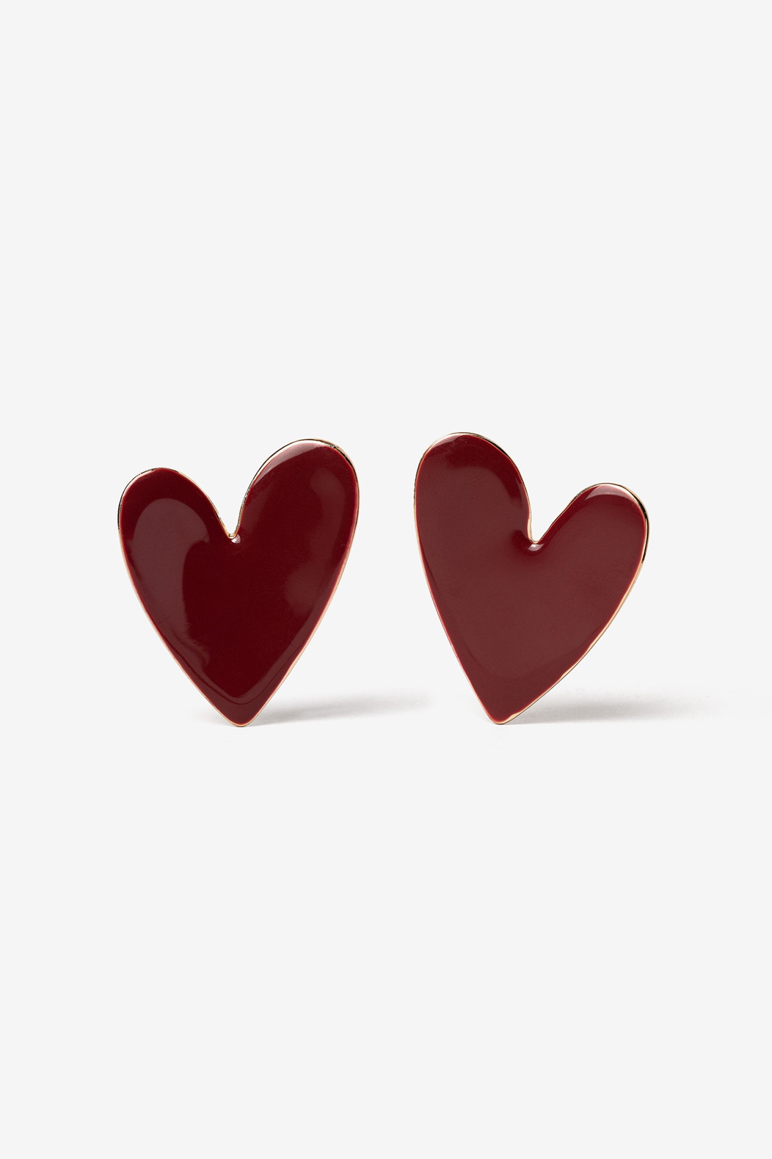 Red Heart Earrings