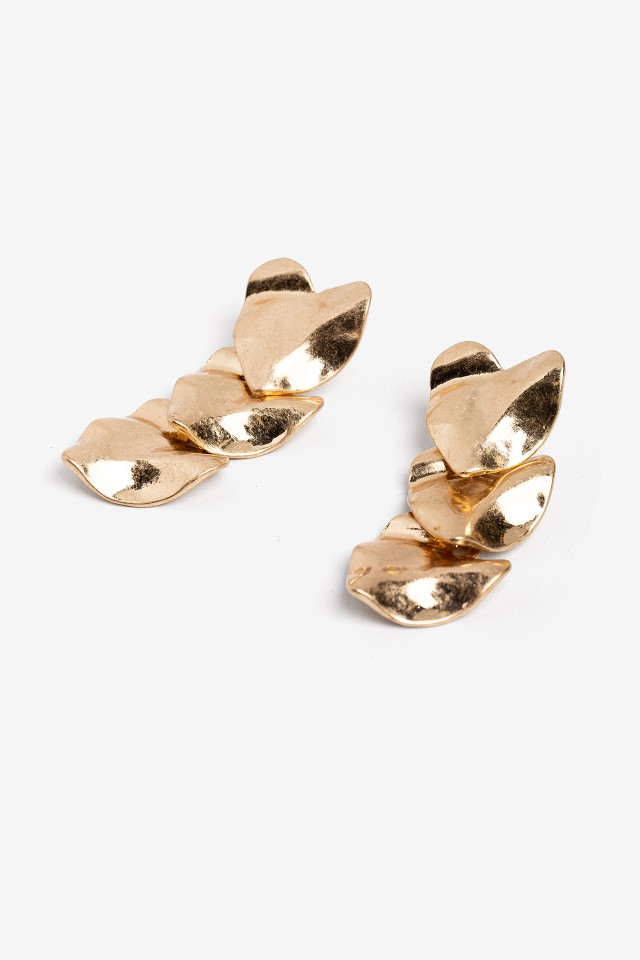 Gold Heart Earrings Gold Heart Earrings