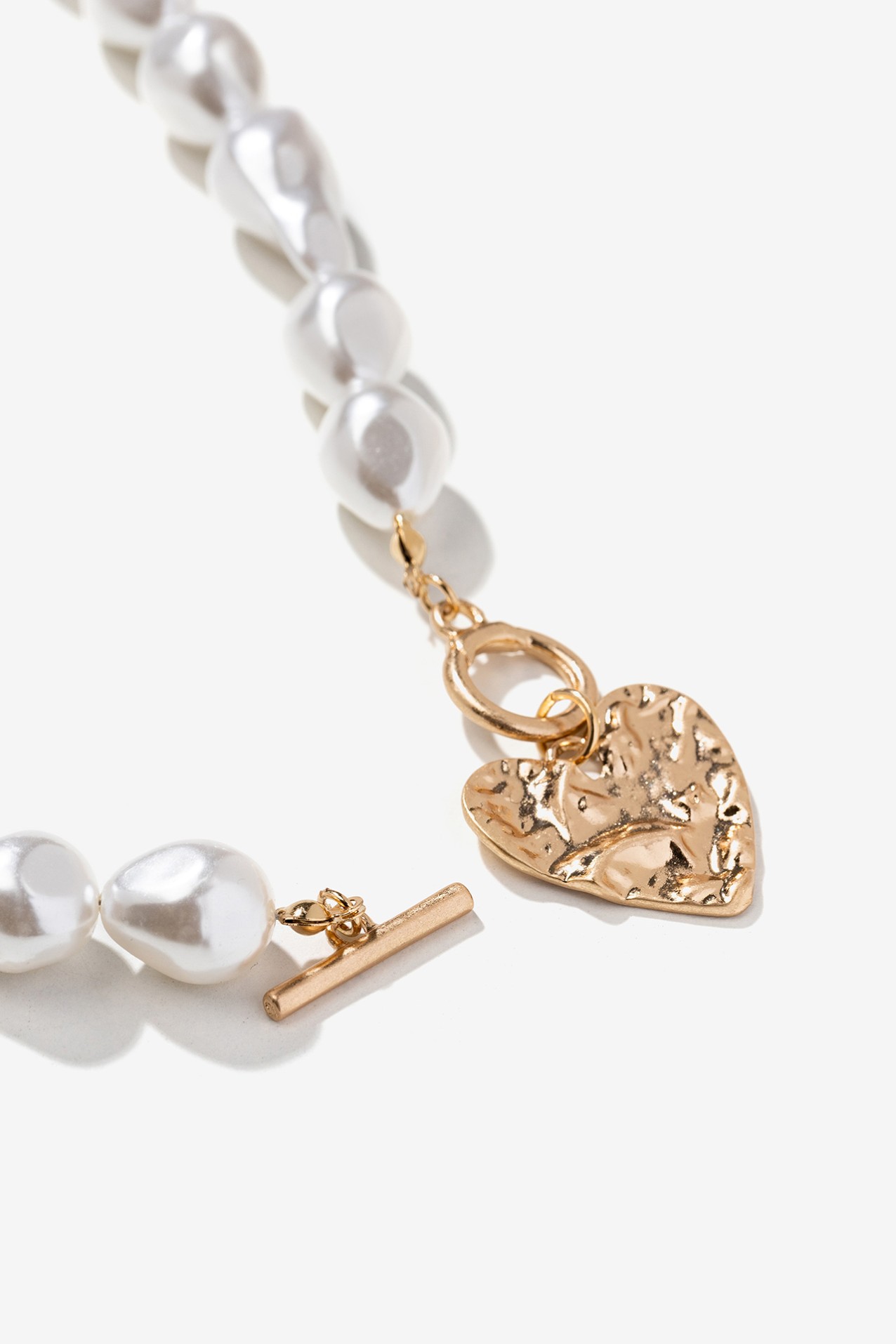 Pearl Heart Pendant Necklace