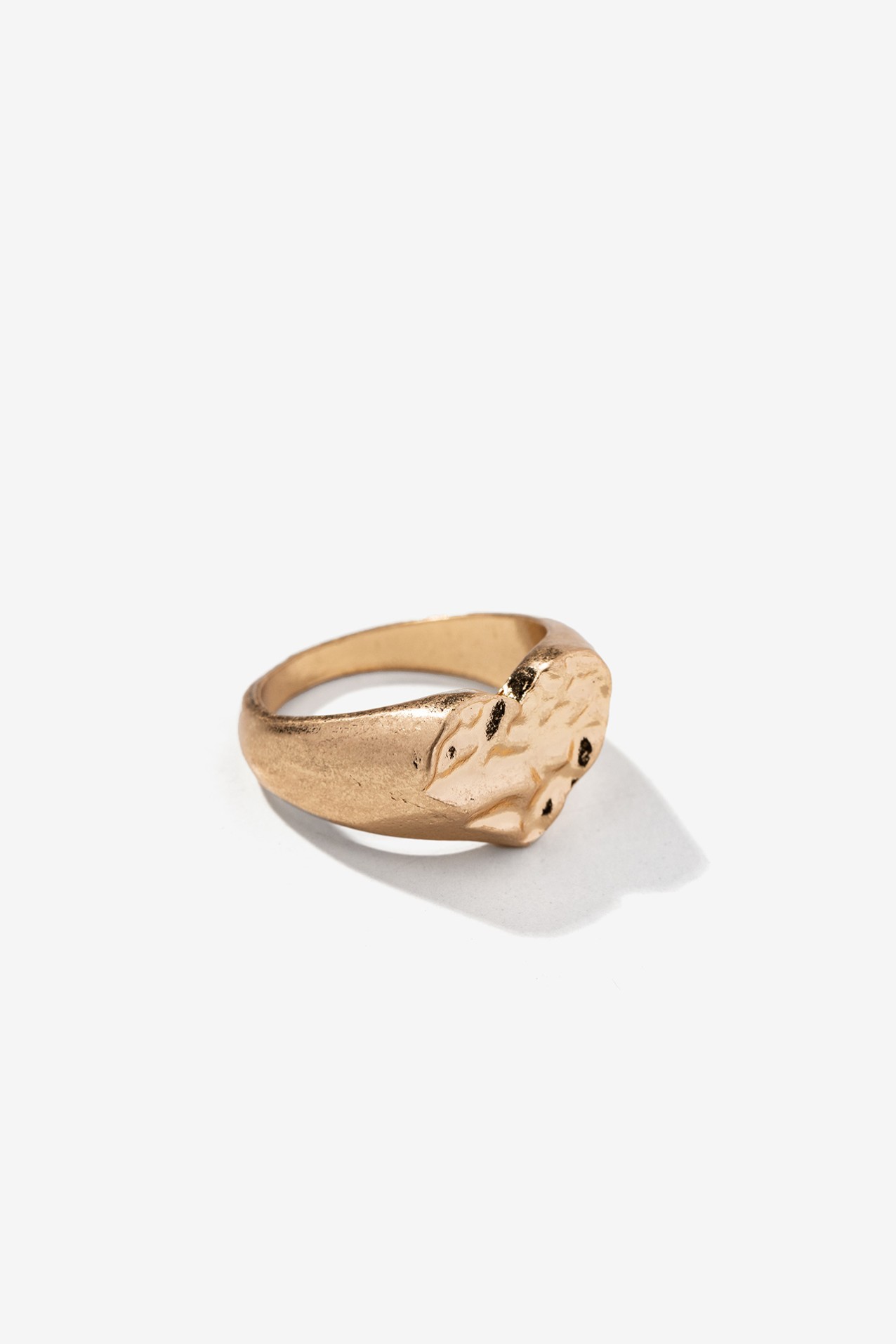 Bold Gold Textured Ring