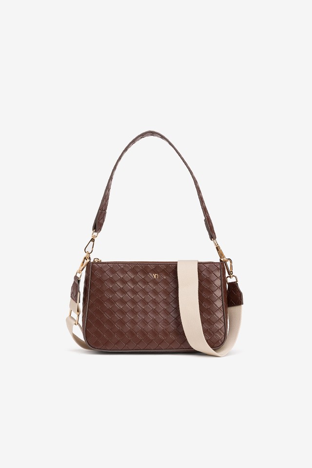 Brown Woven Texture Bag