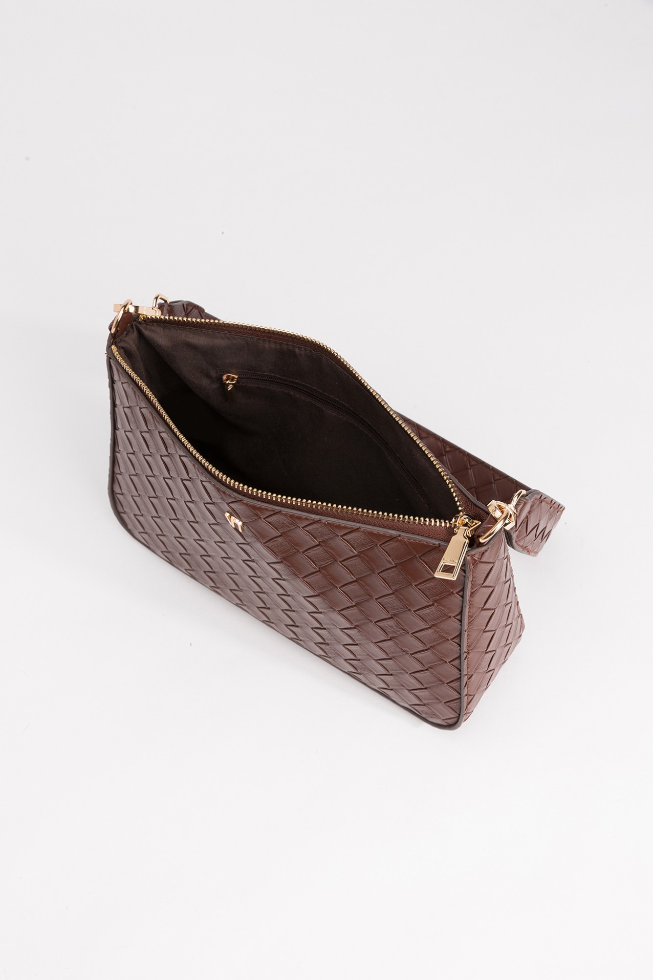 Brown Woven Texture Bag