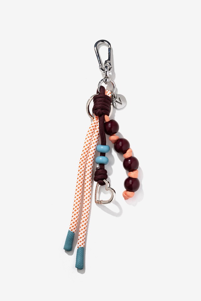 Colorful Beaded Keychain