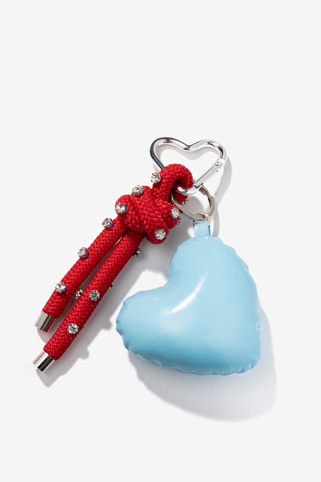 Blue Heart Coin Purse