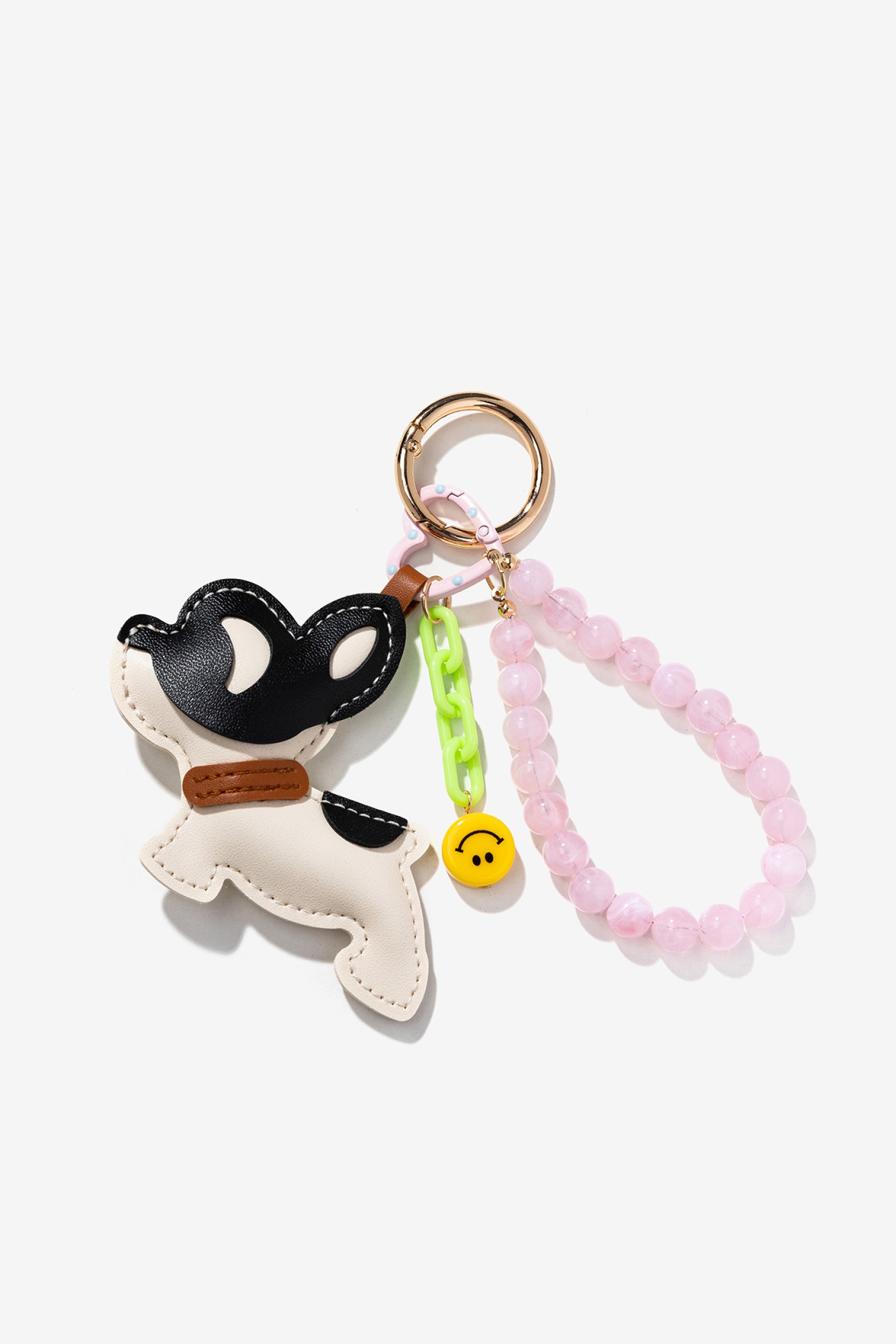Dog-Shaped Pink Coin Purse