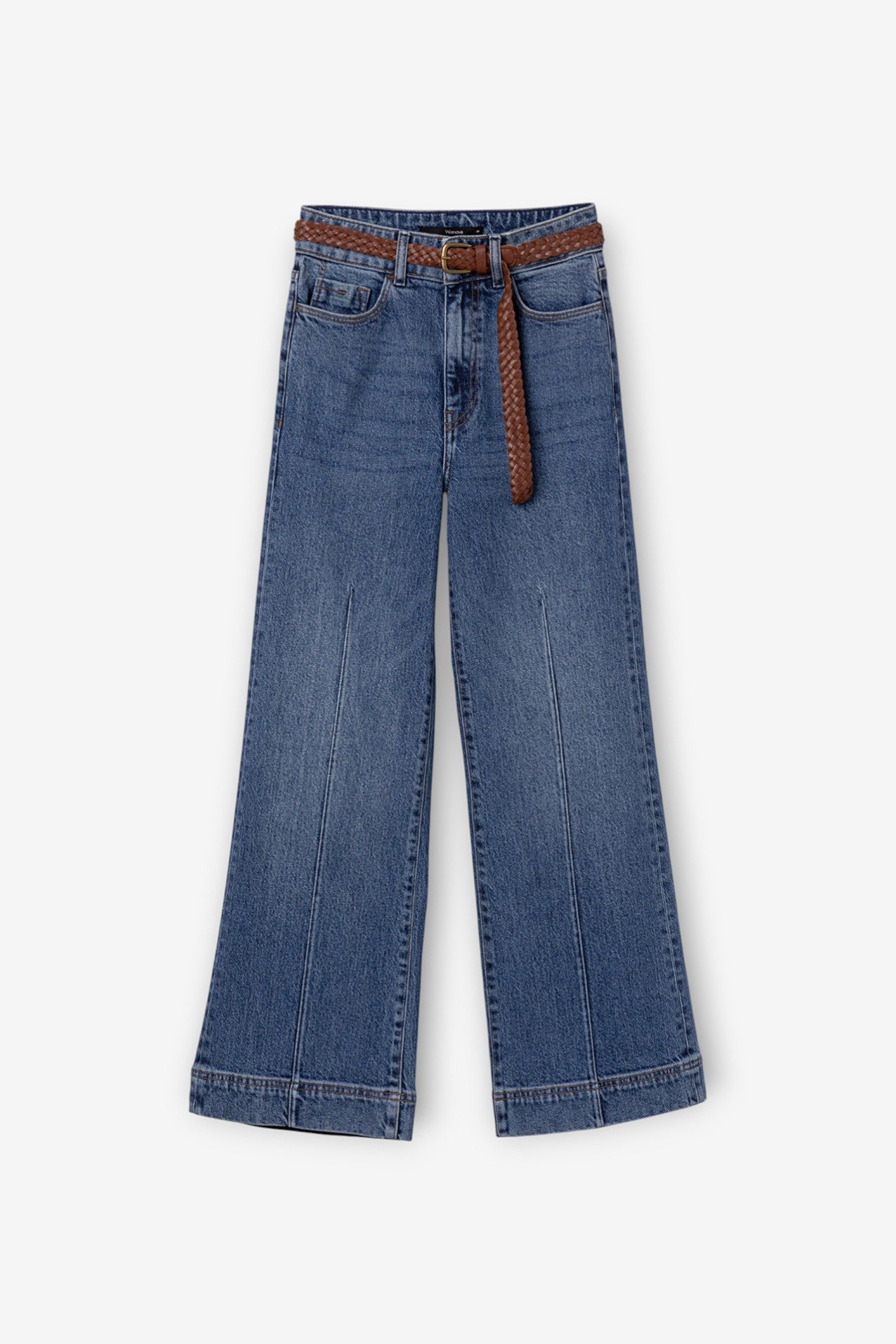 Wide-Leg Classic Jeans