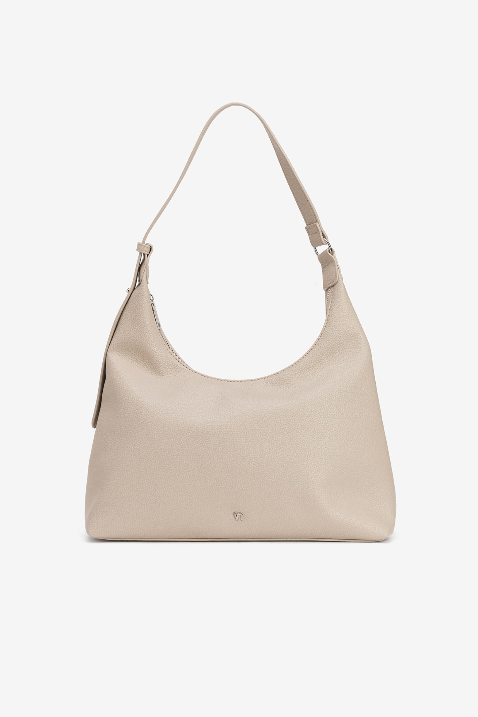 Beige Adjustable Strap Bag