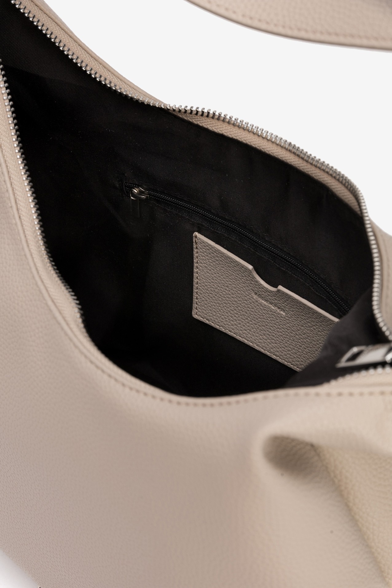 Beige Adjustable Strap Bag