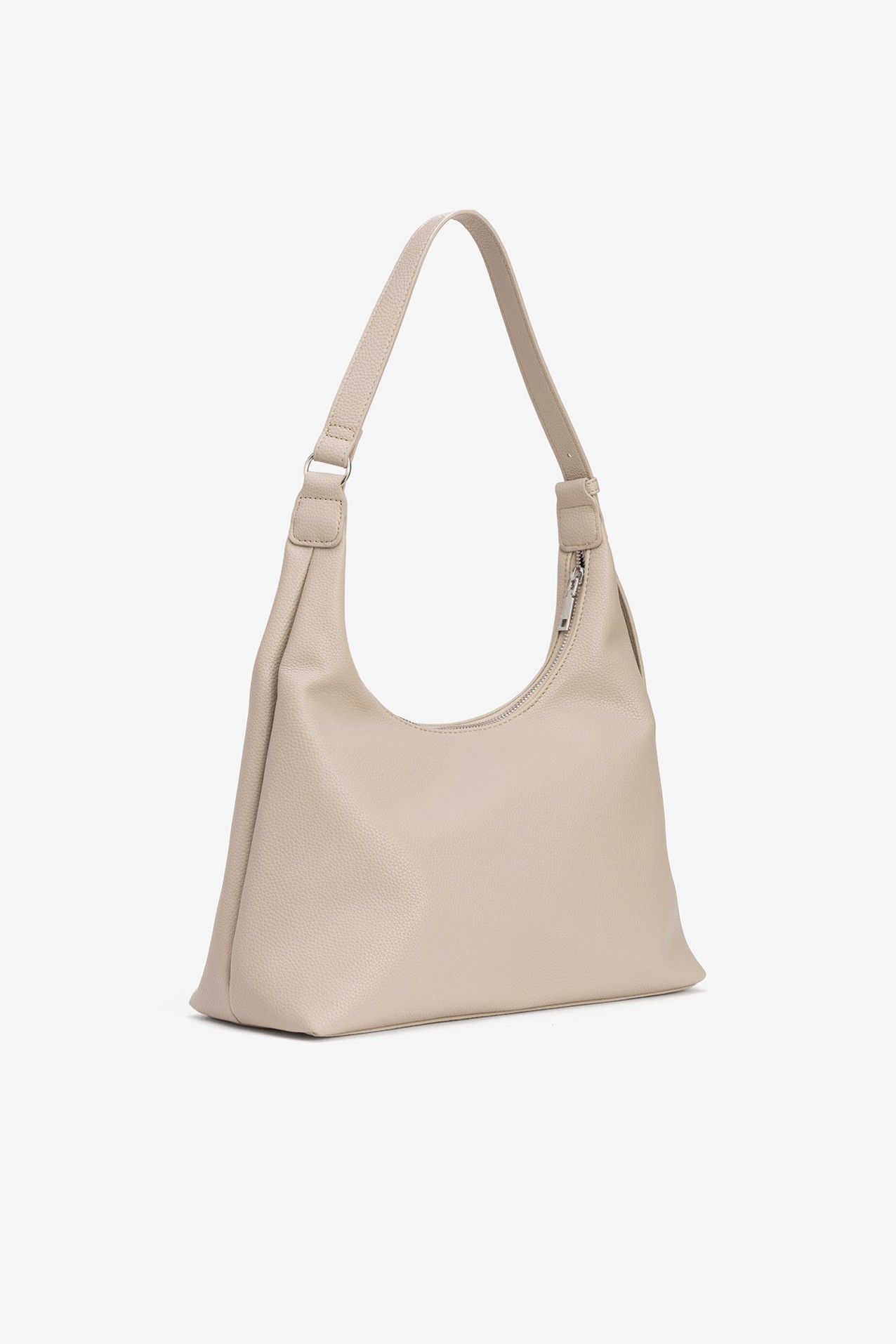 Beige Adjustable Strap Bag