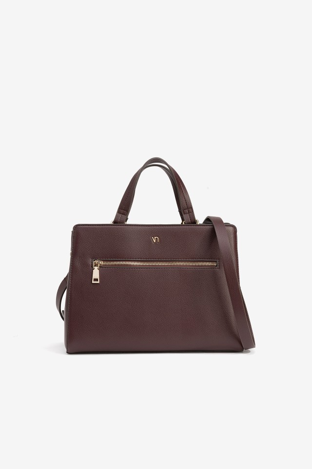 Burgundy Elegant Handbag