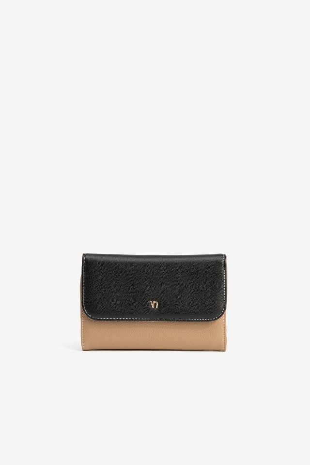 Brown and Black Wallet