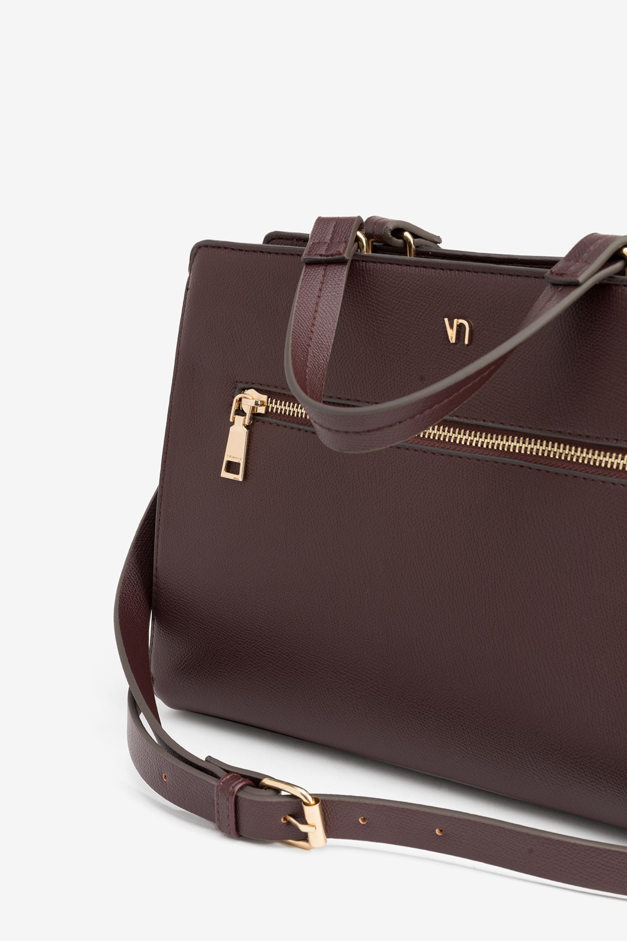 Burgundy Elegant Handbag