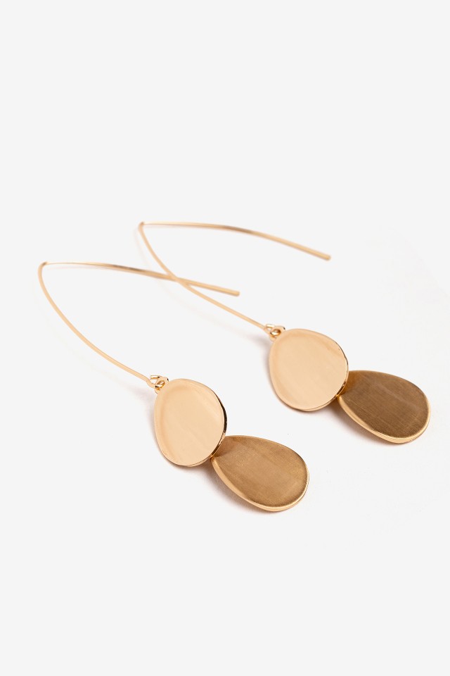 Minimalist Gold Drop Earrings Minimalist Gold Drop Earrings