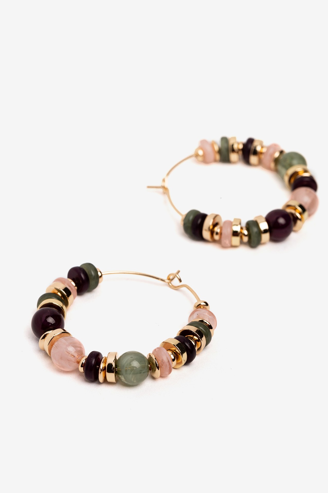 Boho Gold Hoop Earrings