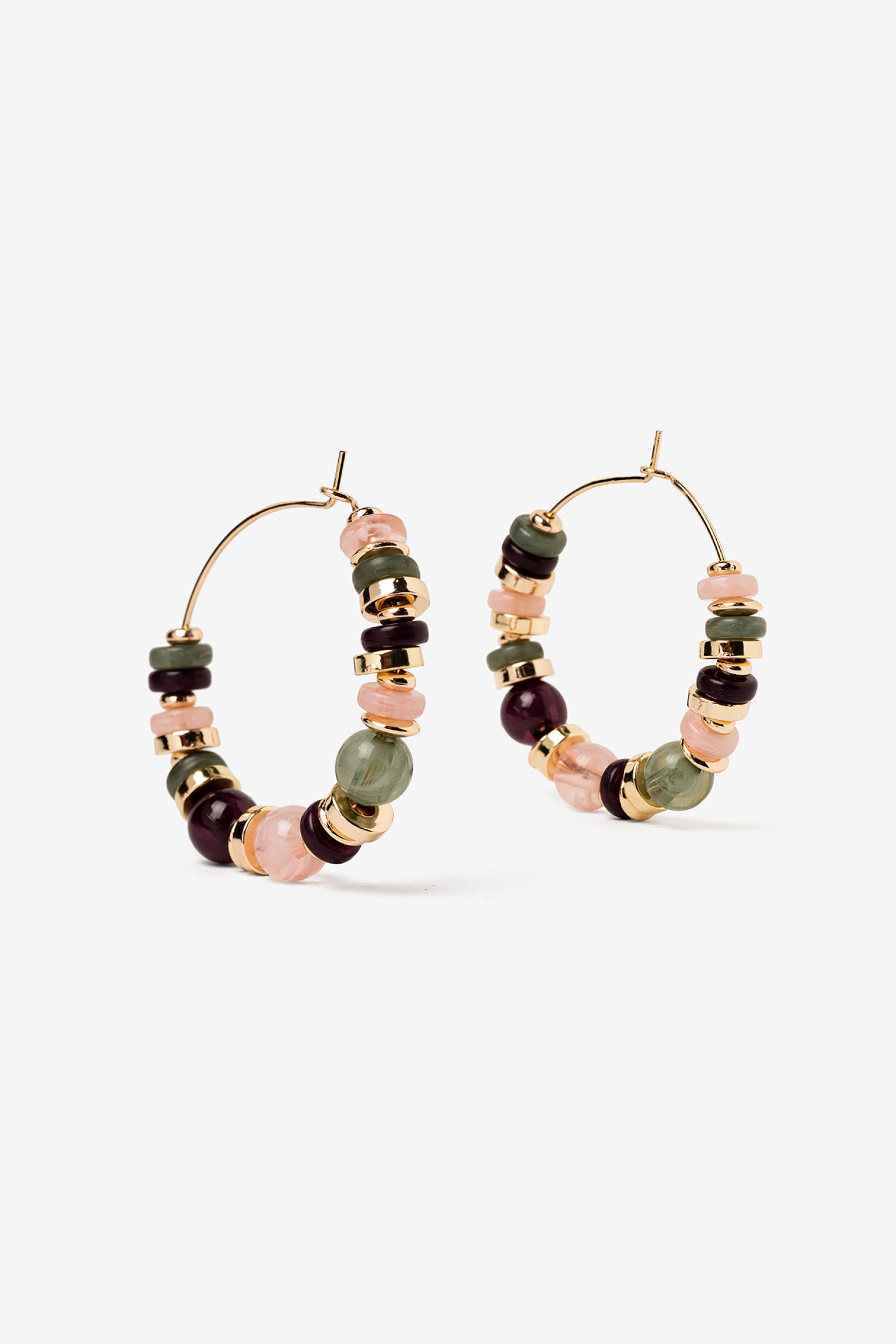 Boho Gold Hoop Earrings