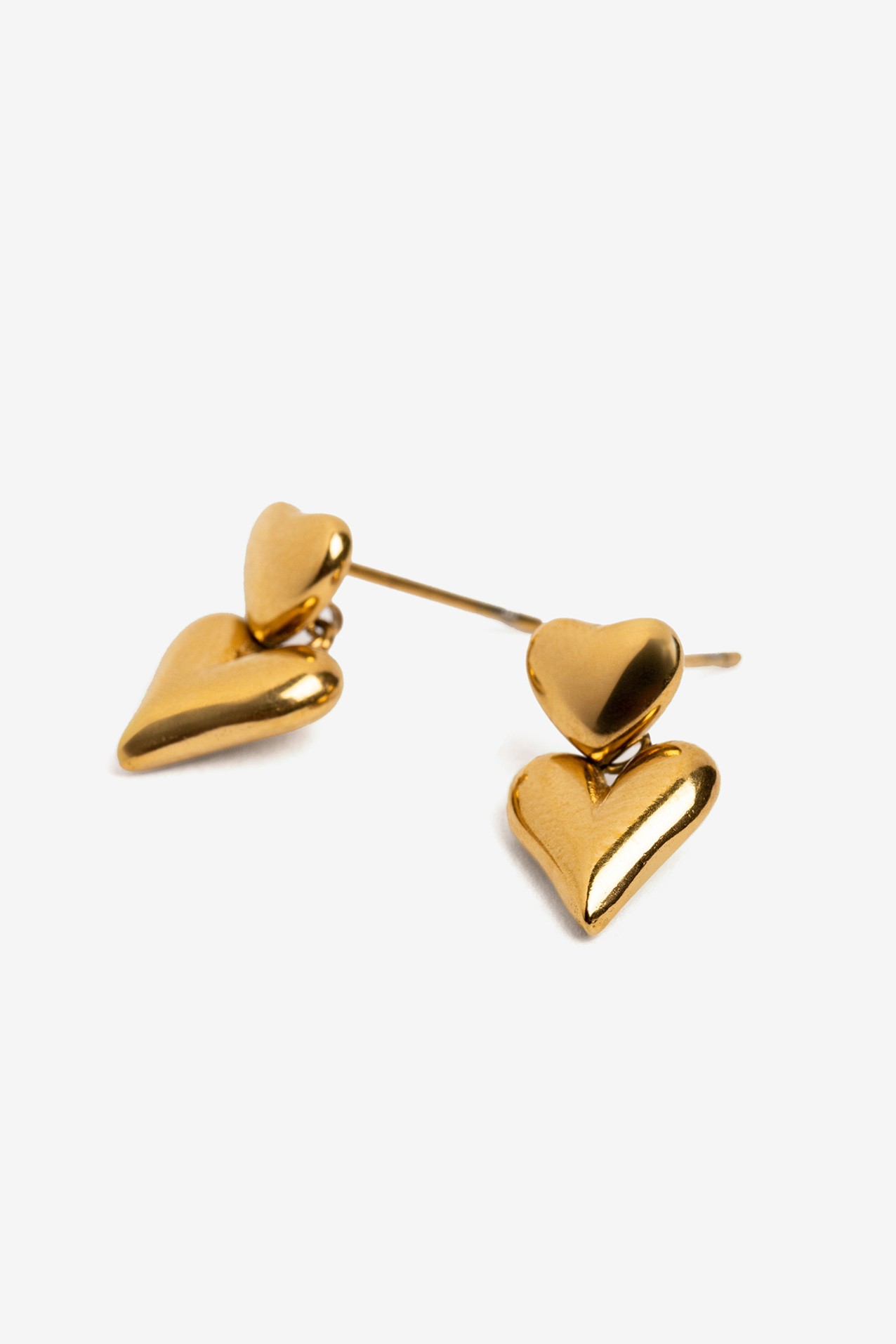 Golden Heart Earrings