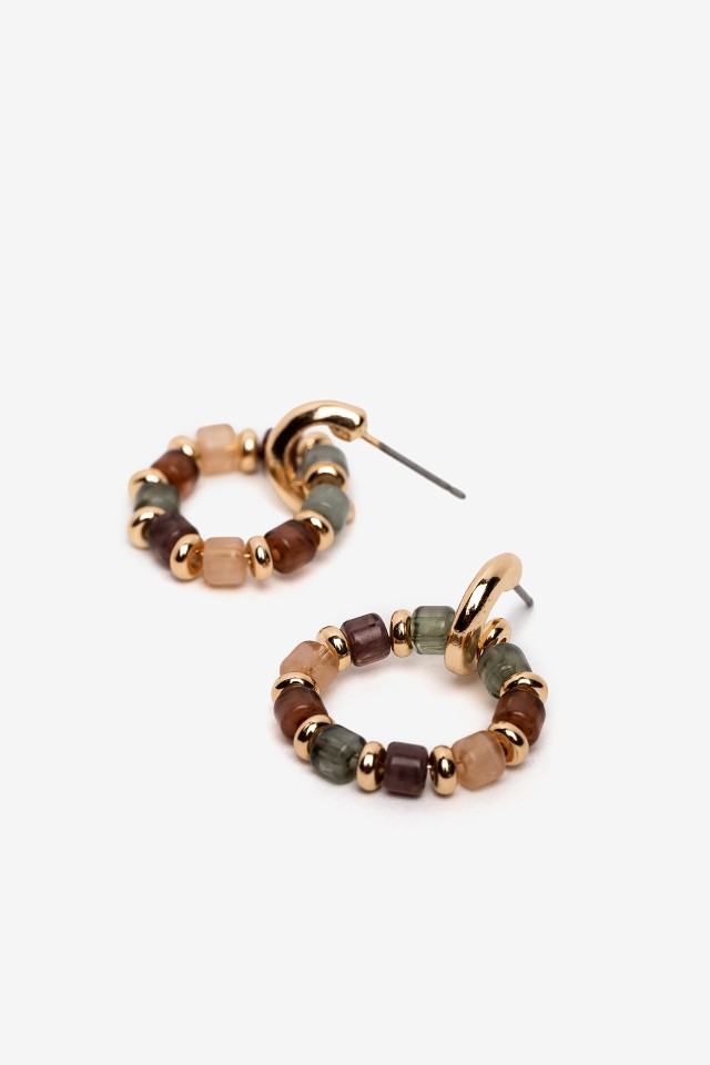 Golden Hoop Earrings