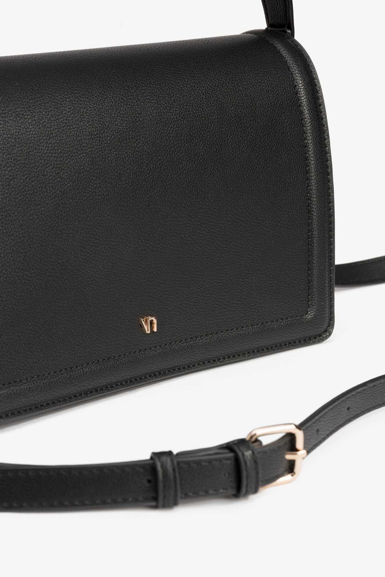 Black Adjustable Strap Wallet