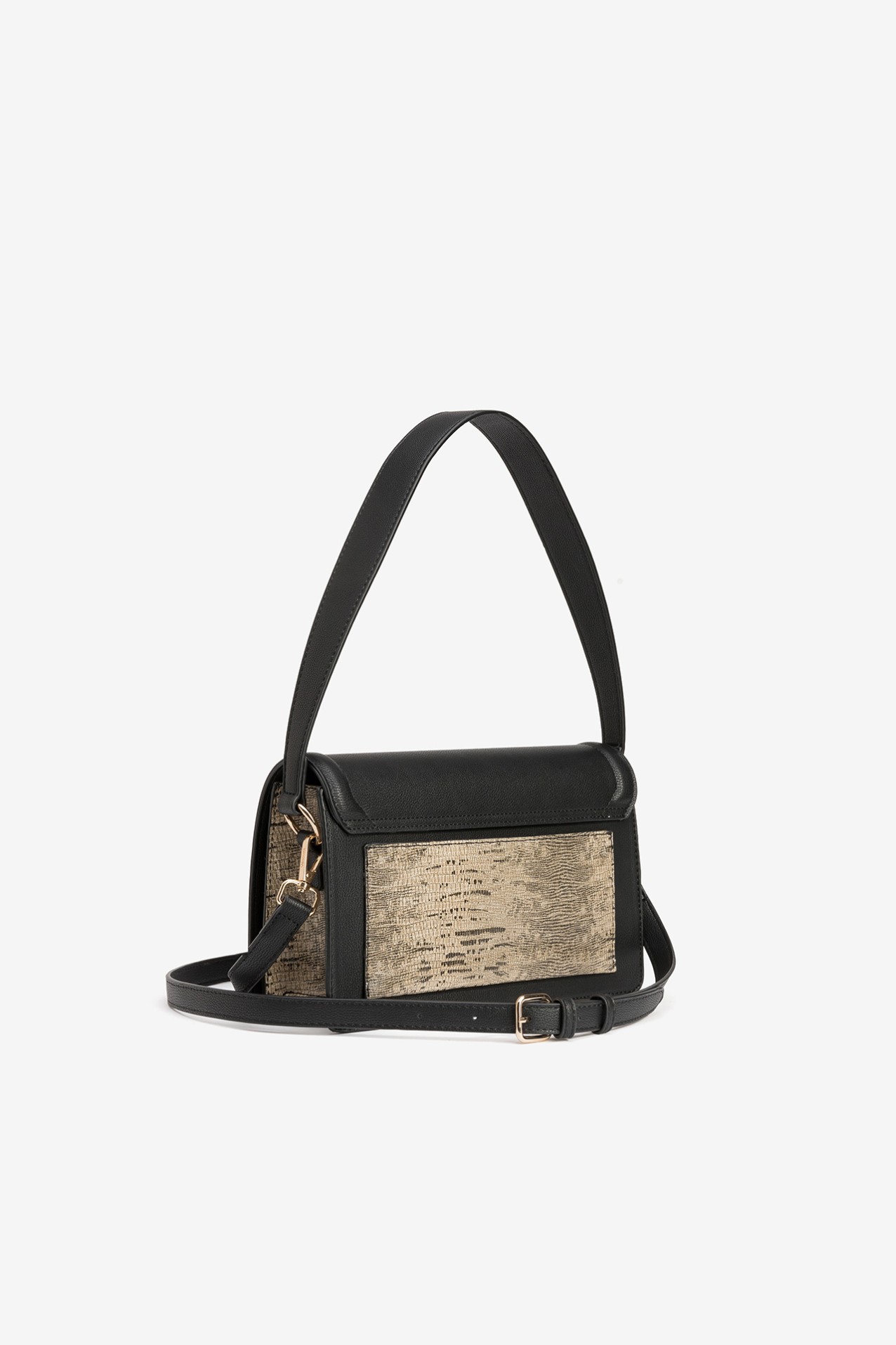 Black Adjustable Strap Wallet