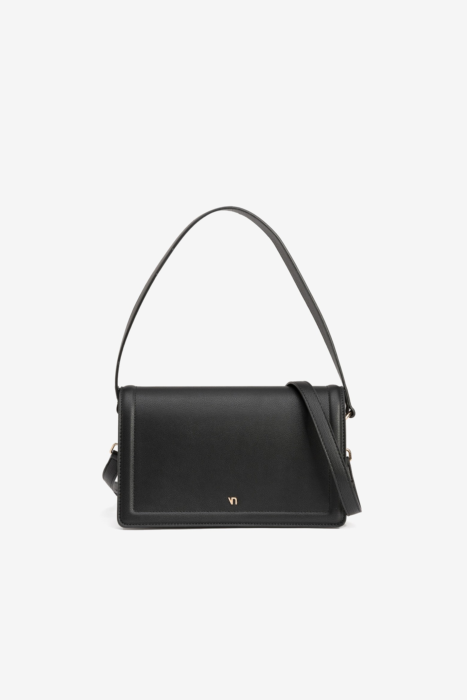 Black Adjustable Strap Wallet