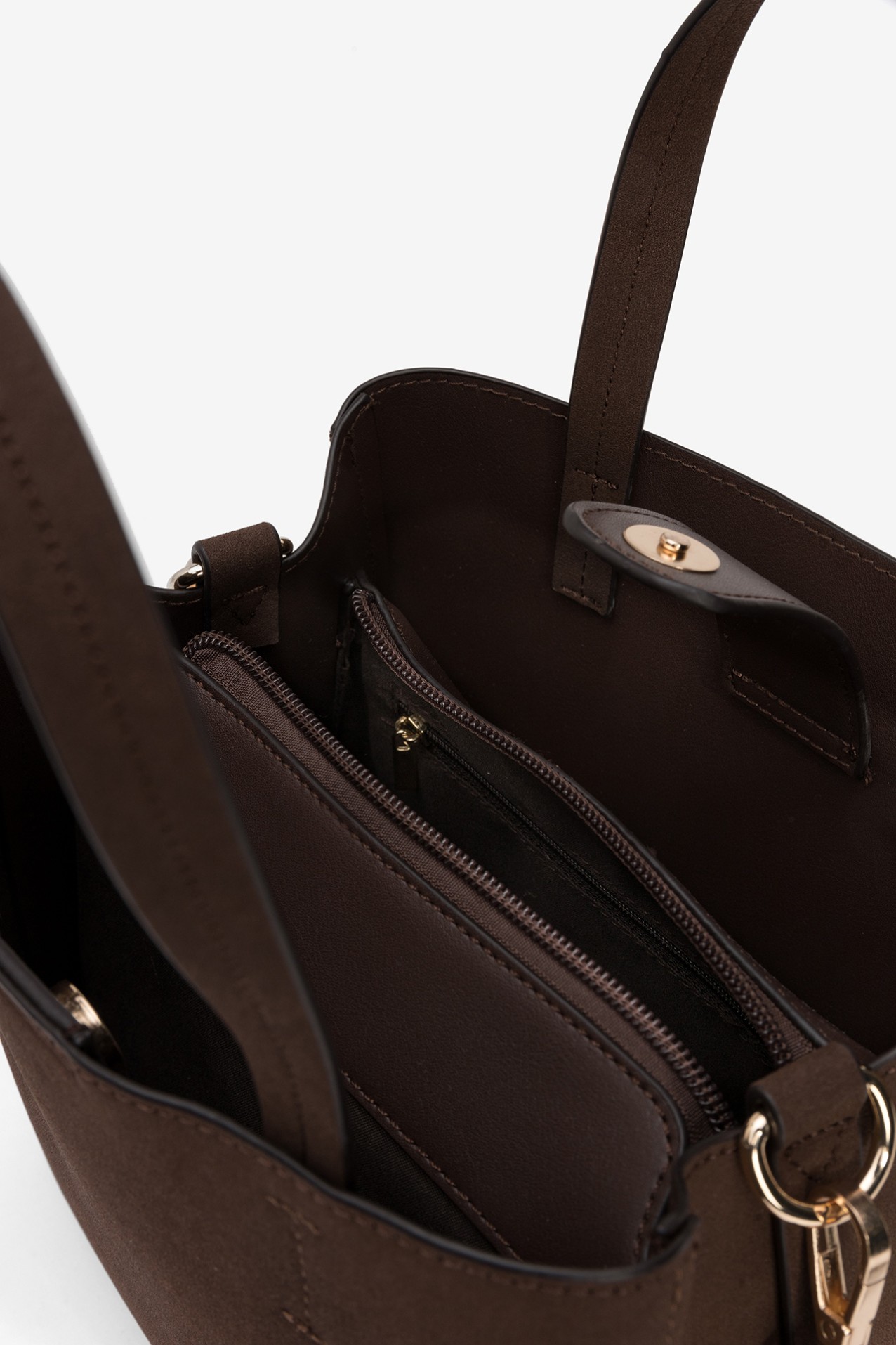 Brown Adjustable Strap Bag