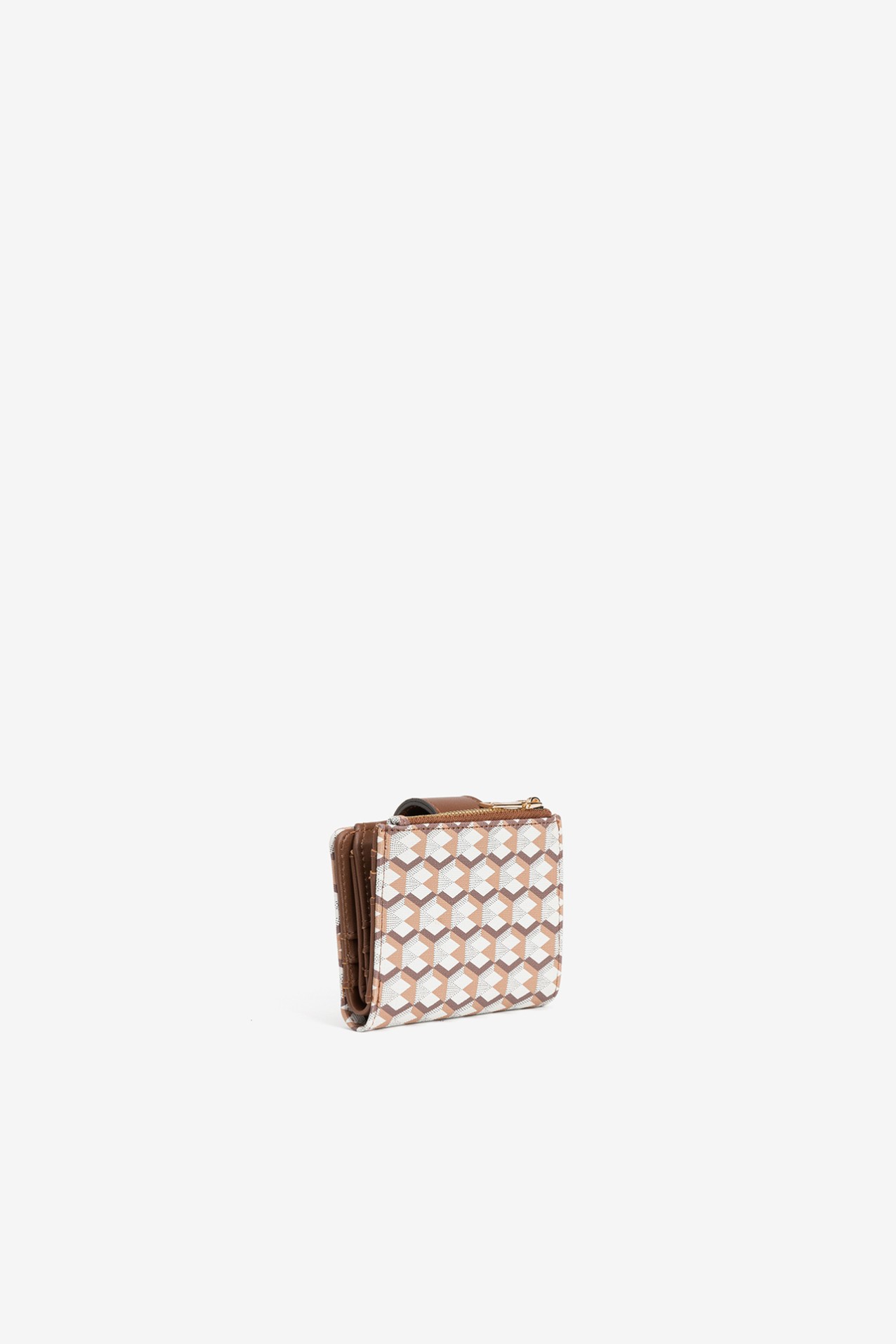 Geometric Brown Wallet