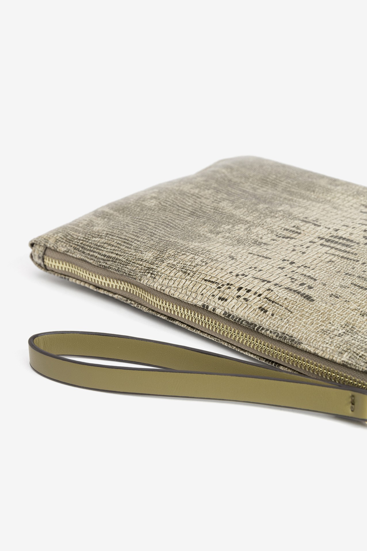 Beige Metallic Coin Purse