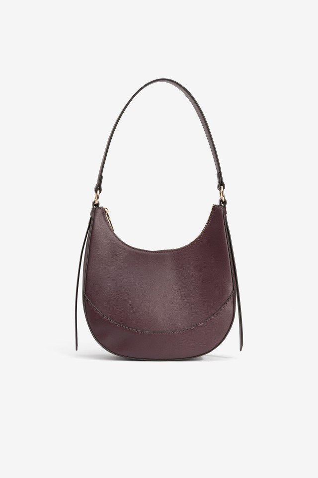 Wine-Toned Chic Handbag