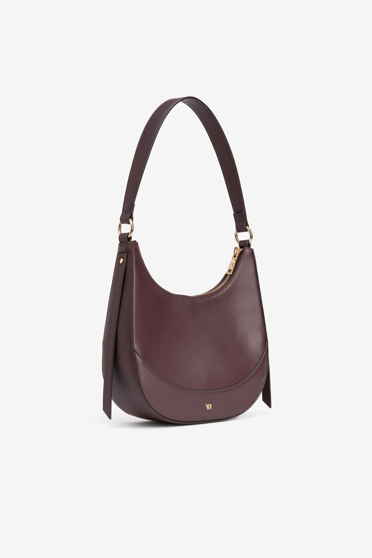 Wine-Toned Chic Handbag