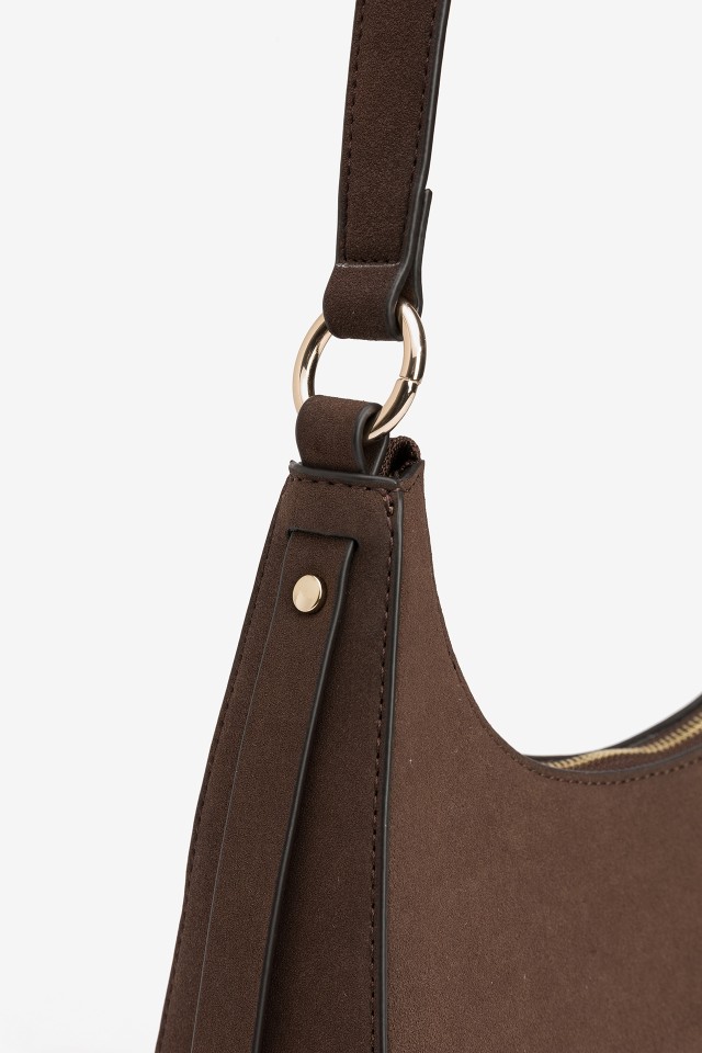 Brown Curved Handbag Brown Curved Handbag