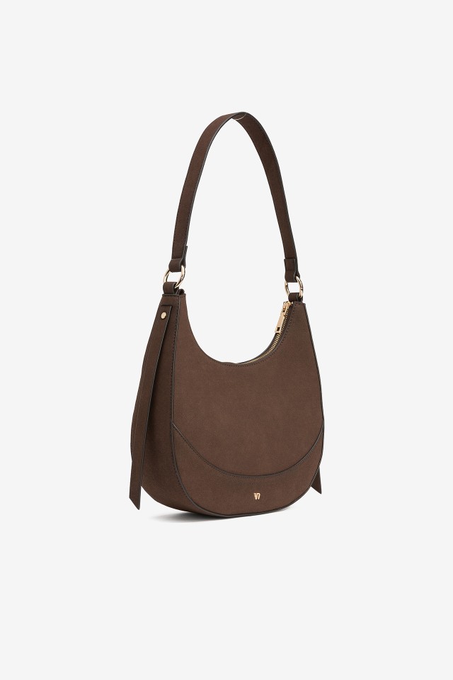 Brown Curved Handbag Brown Curved Handbag