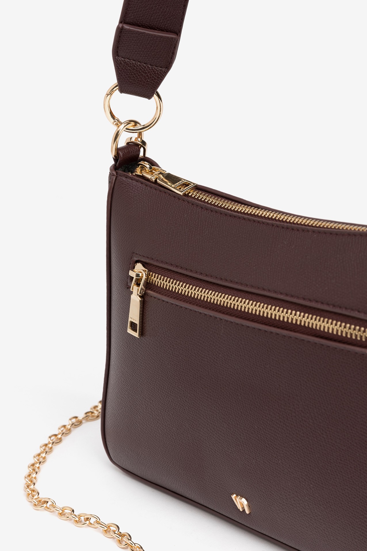 Brown Chain Shoulder Bag
