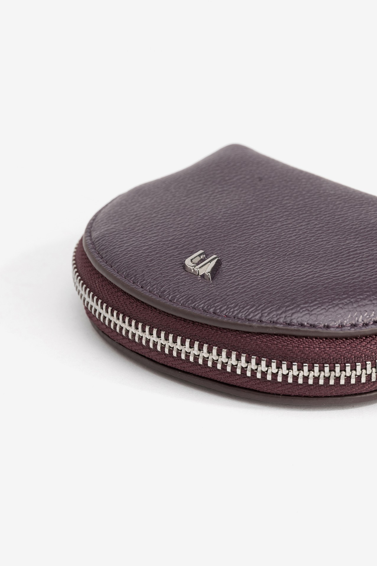 Compact Purple Coin Purse