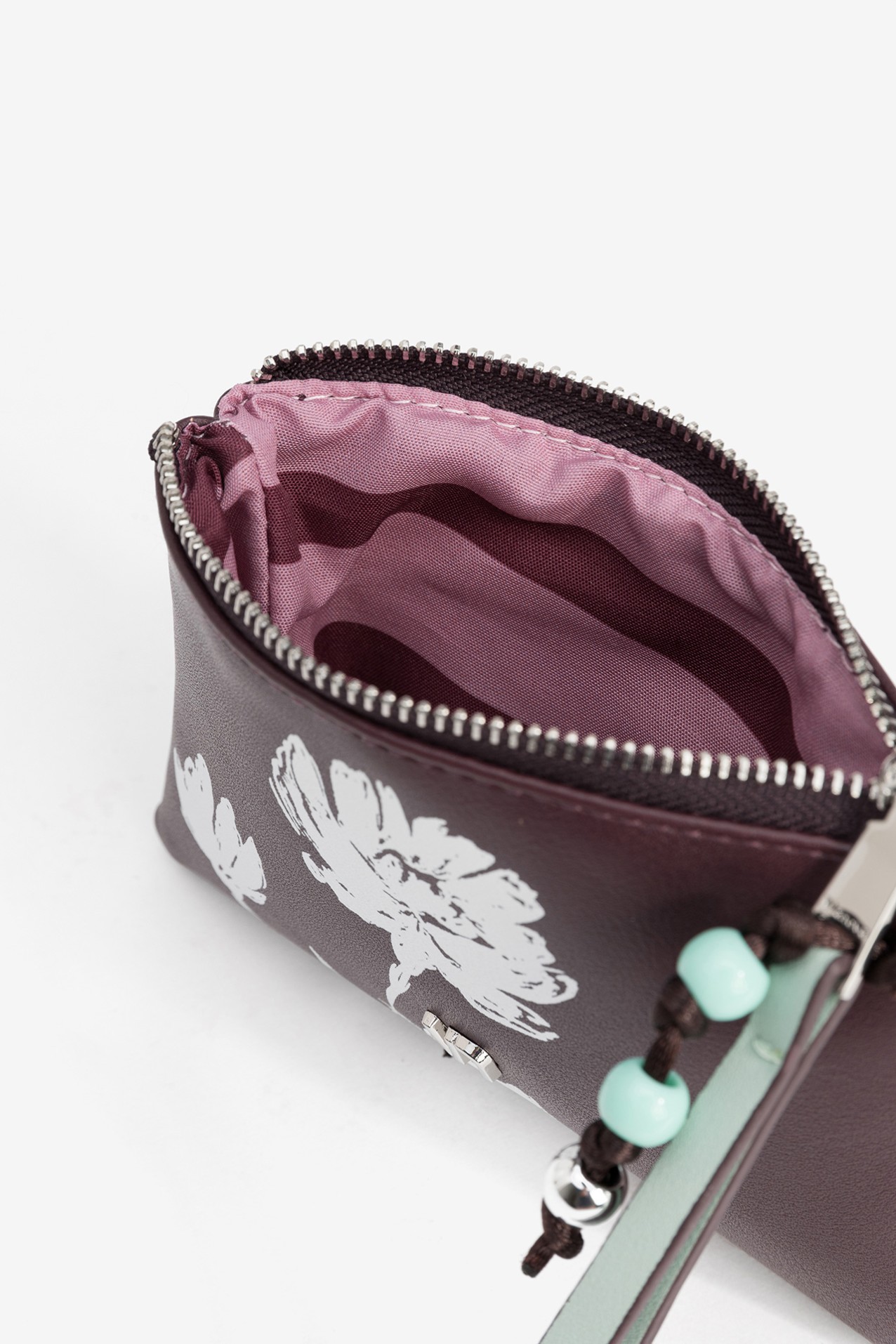 Purple Floral Coin Purse