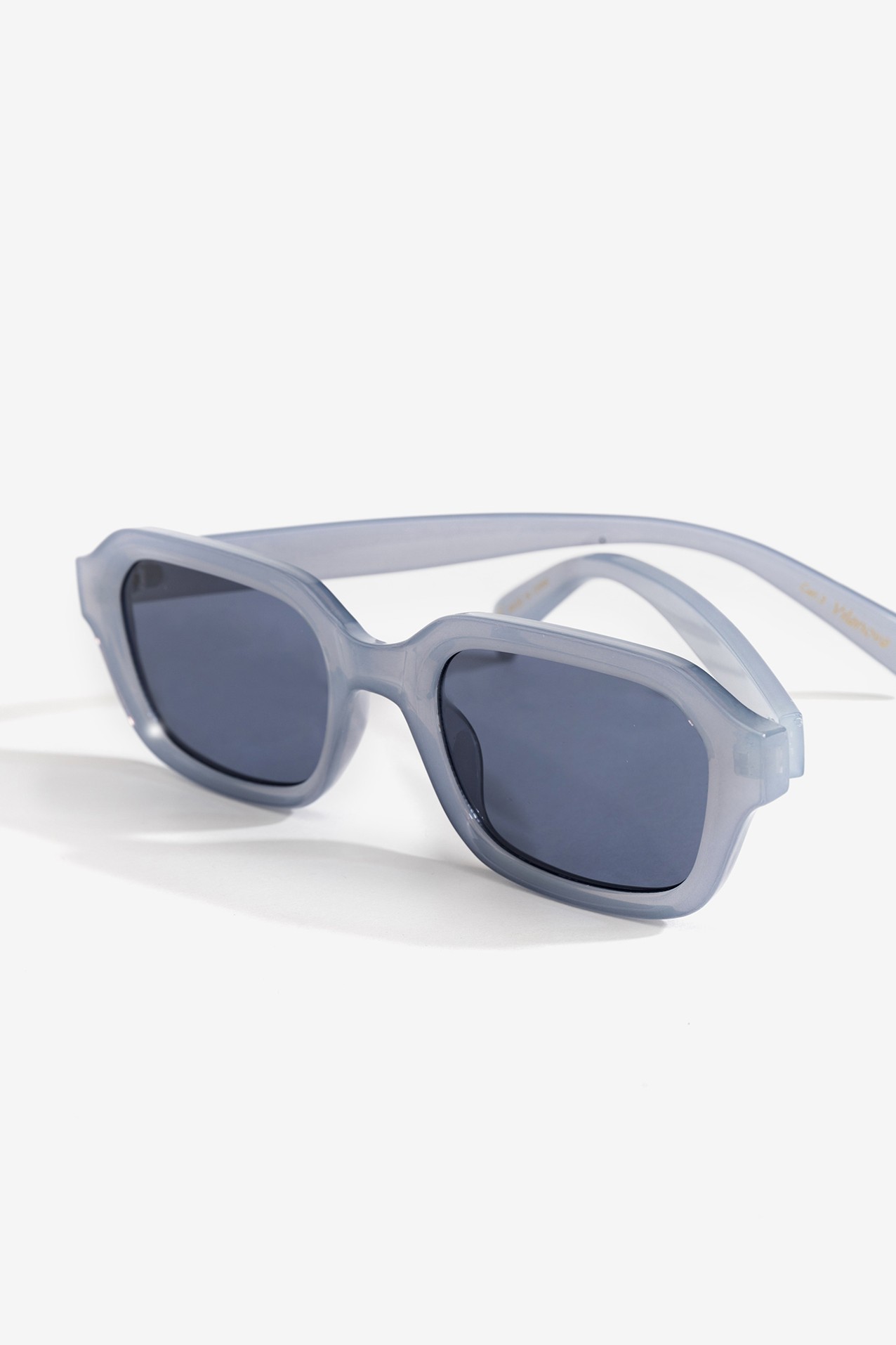 Blue Rectangle Sunglasses