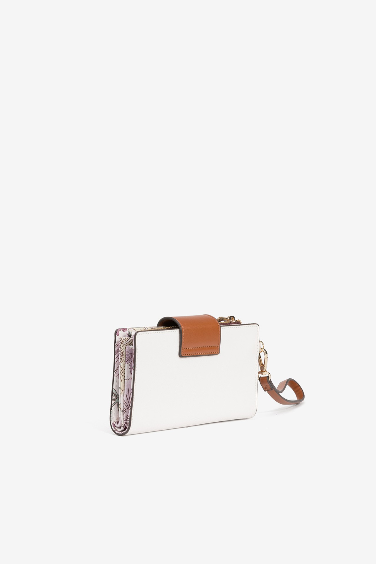 Beige Floral Wallet