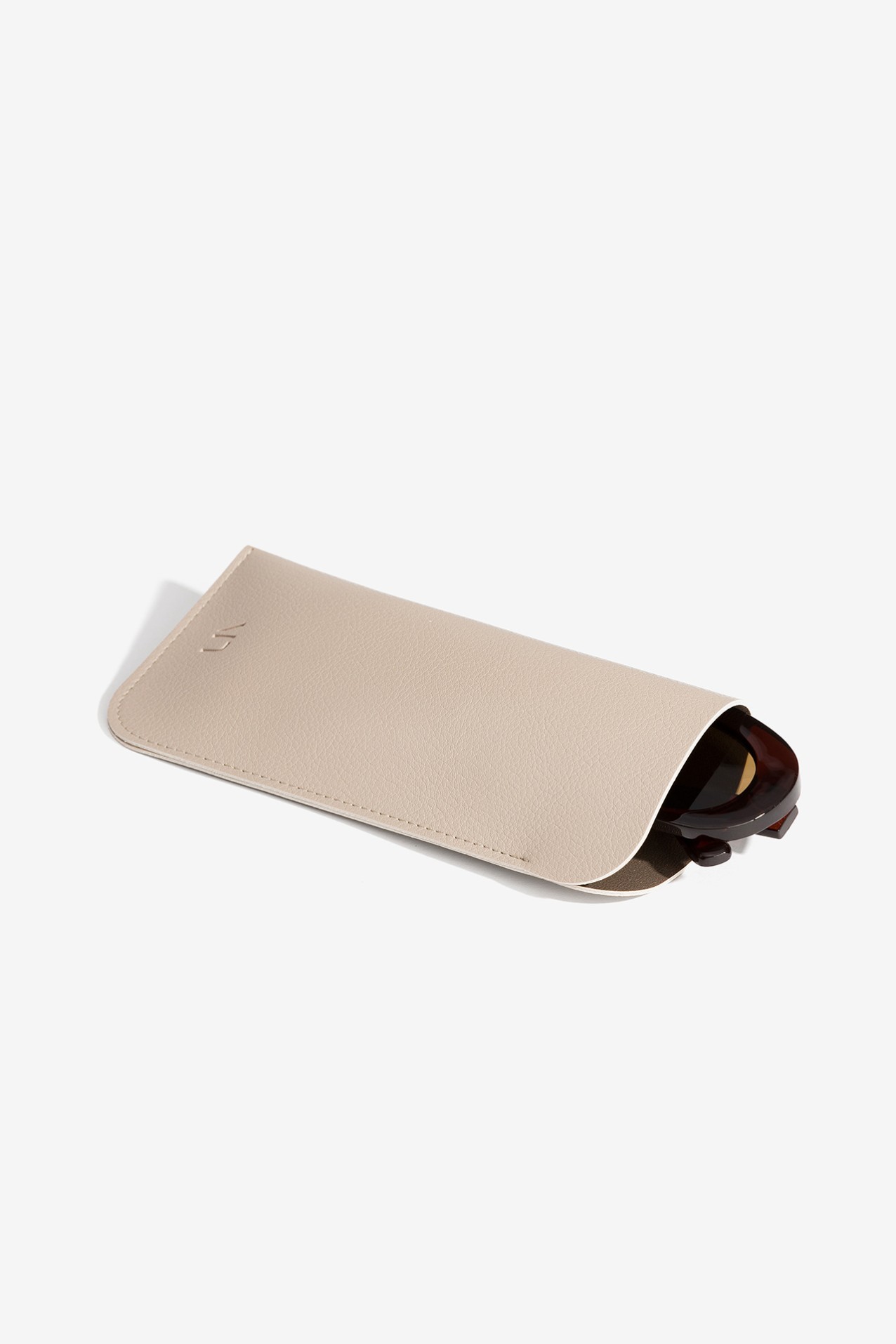 Brown Oval Retro Sunglasses