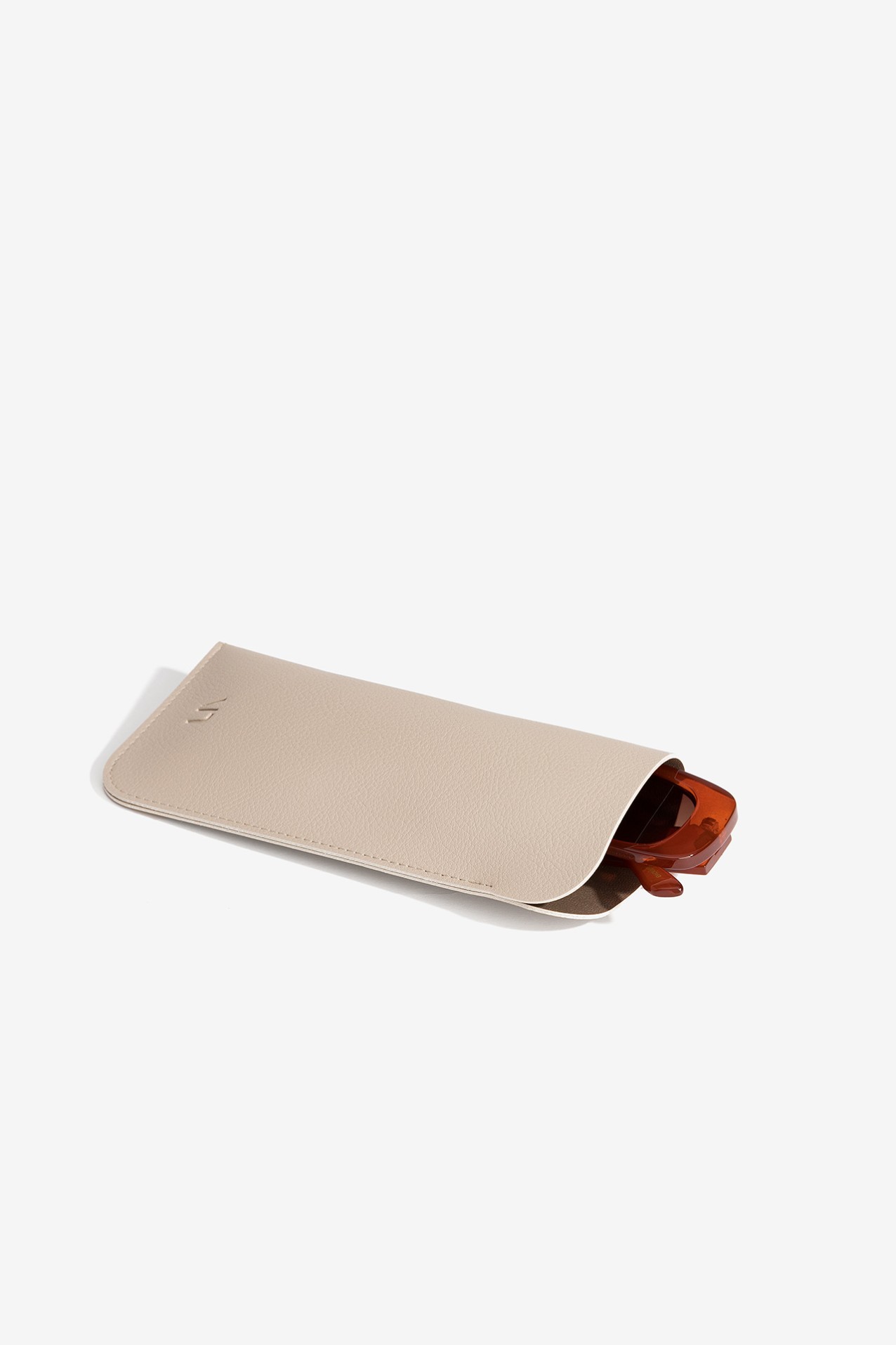 Brown Retro Sunglasses Case
