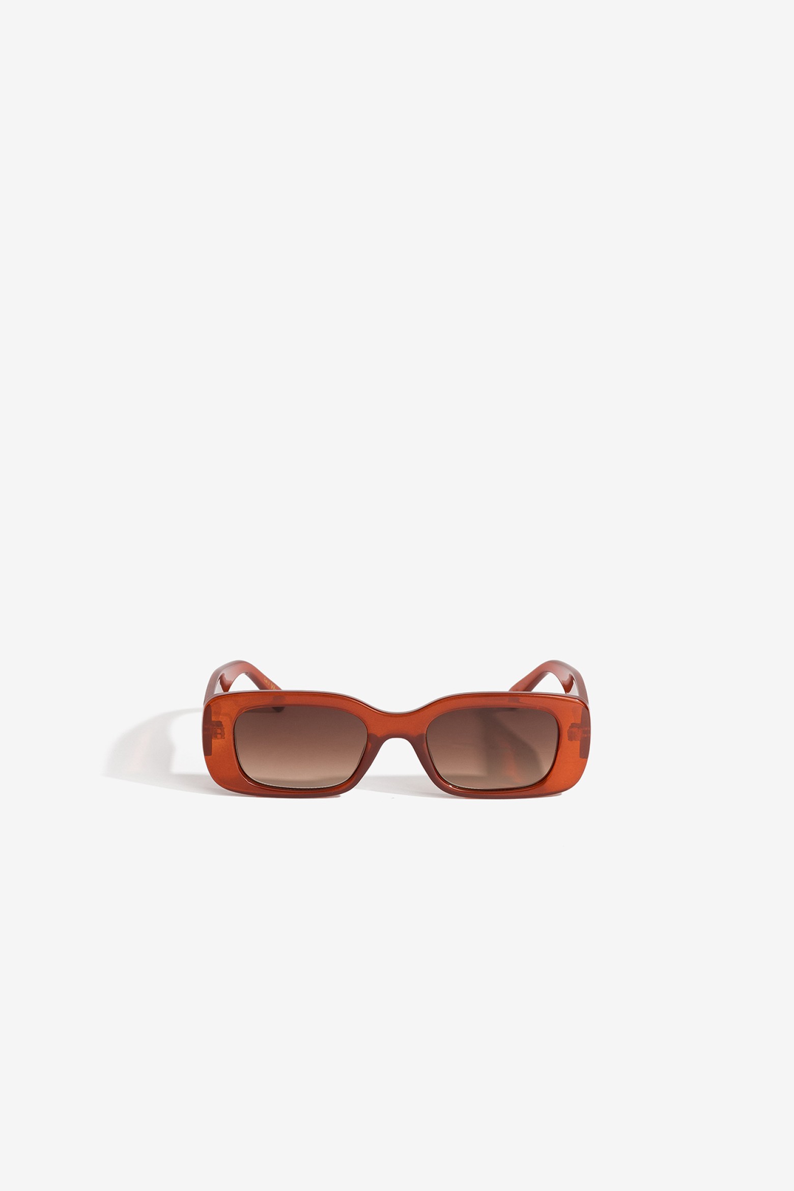 Brown Retro Sunglasses Case