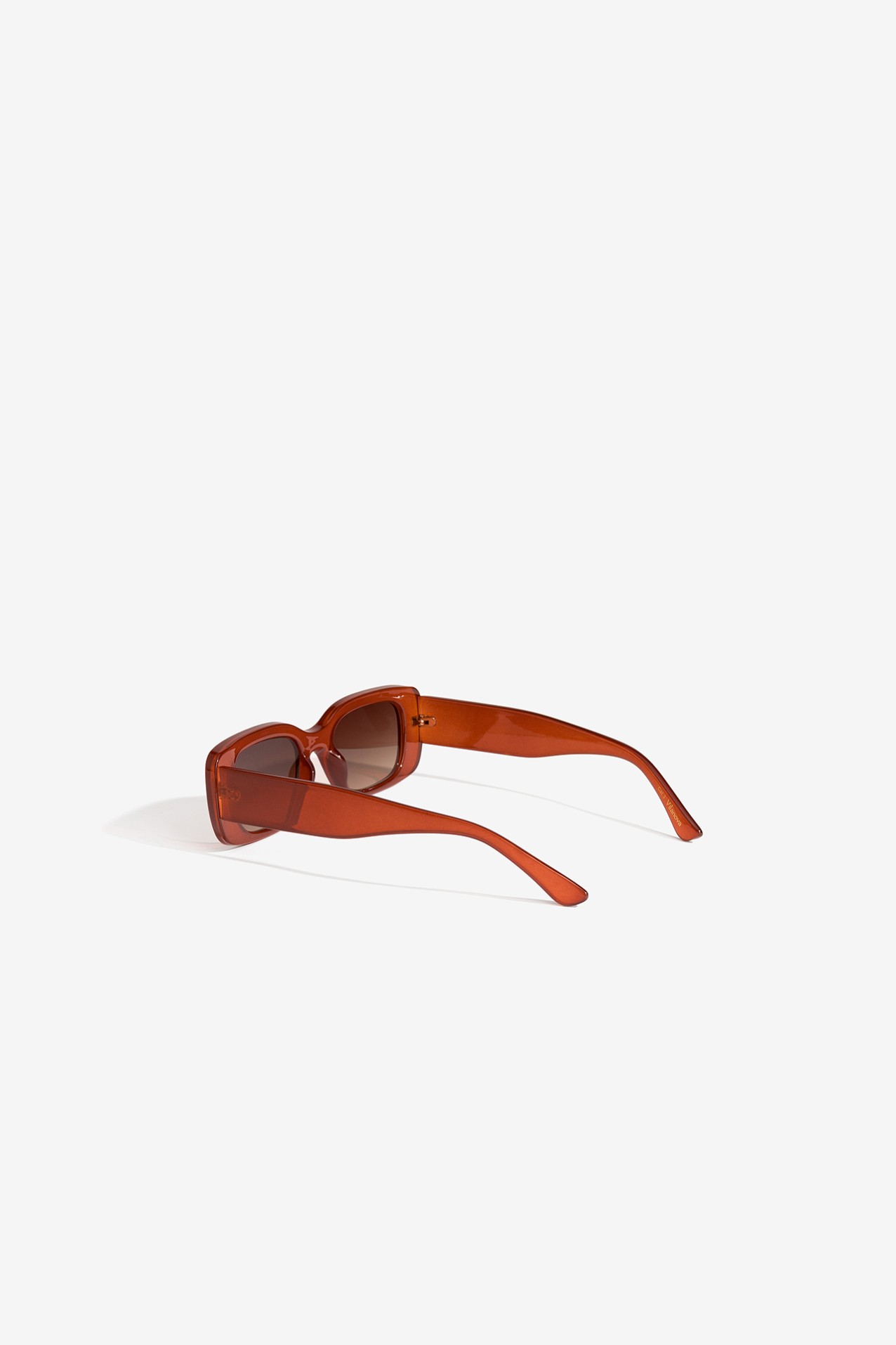 Brown Retro Sunglasses Case