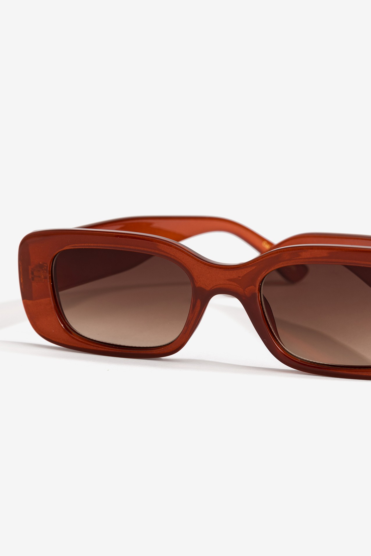Brown Retro Sunglasses Case