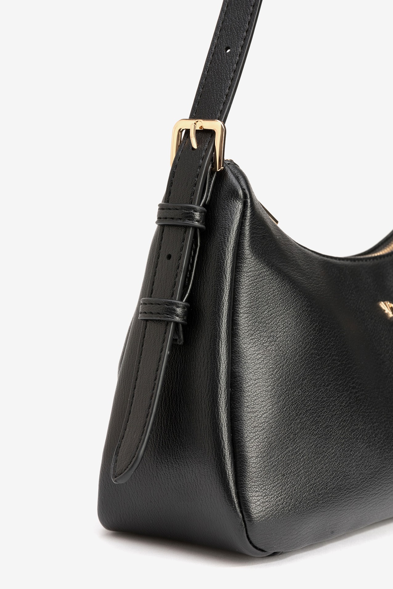Black Compact Shoulder Bag