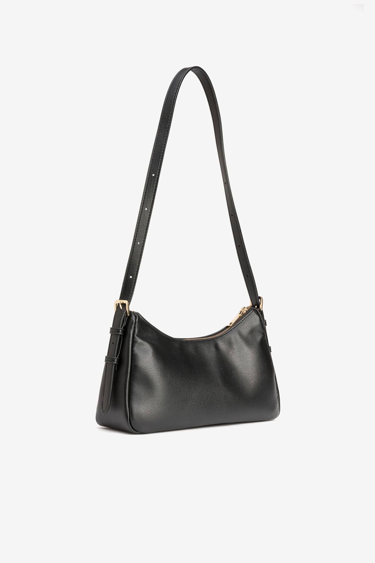 Black Compact Shoulder Bag