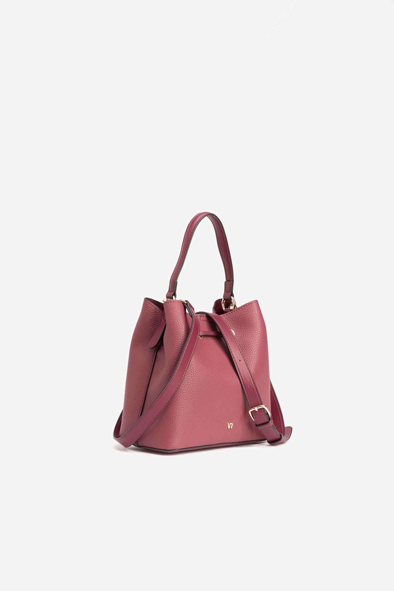 Dark Pink Bucket Bag