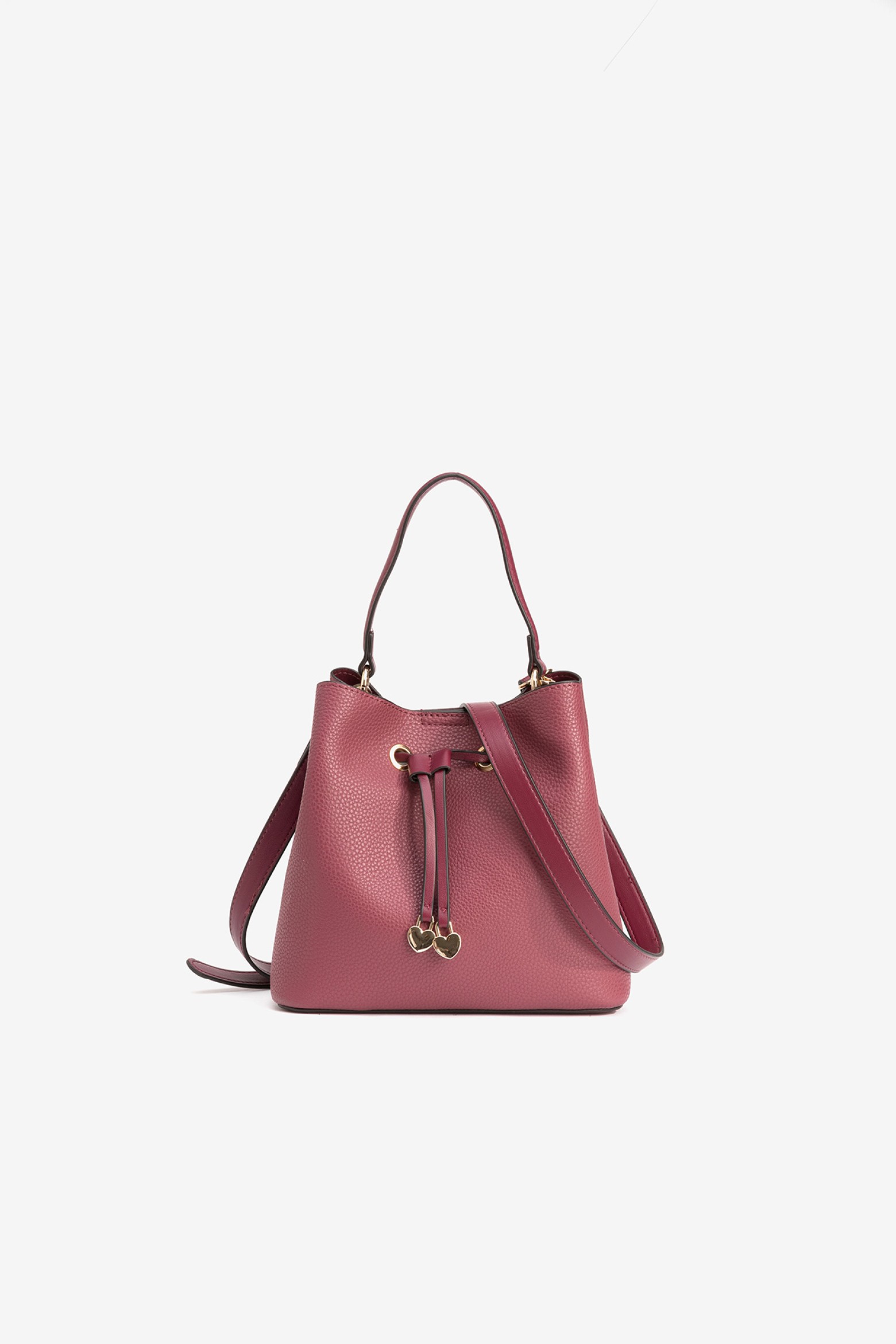 Dark Pink Bucket Bag