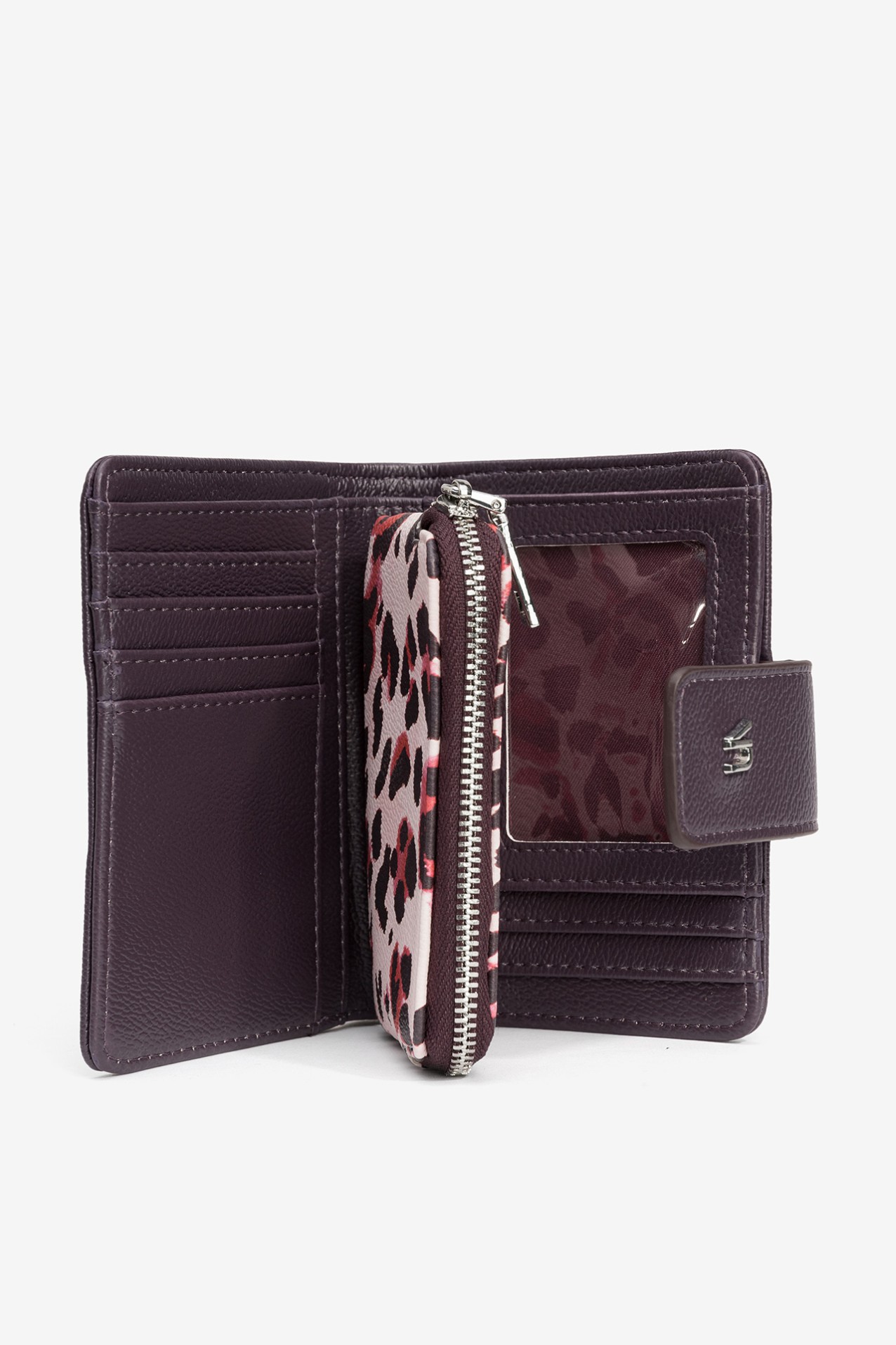 Purple Compact Coin Purse