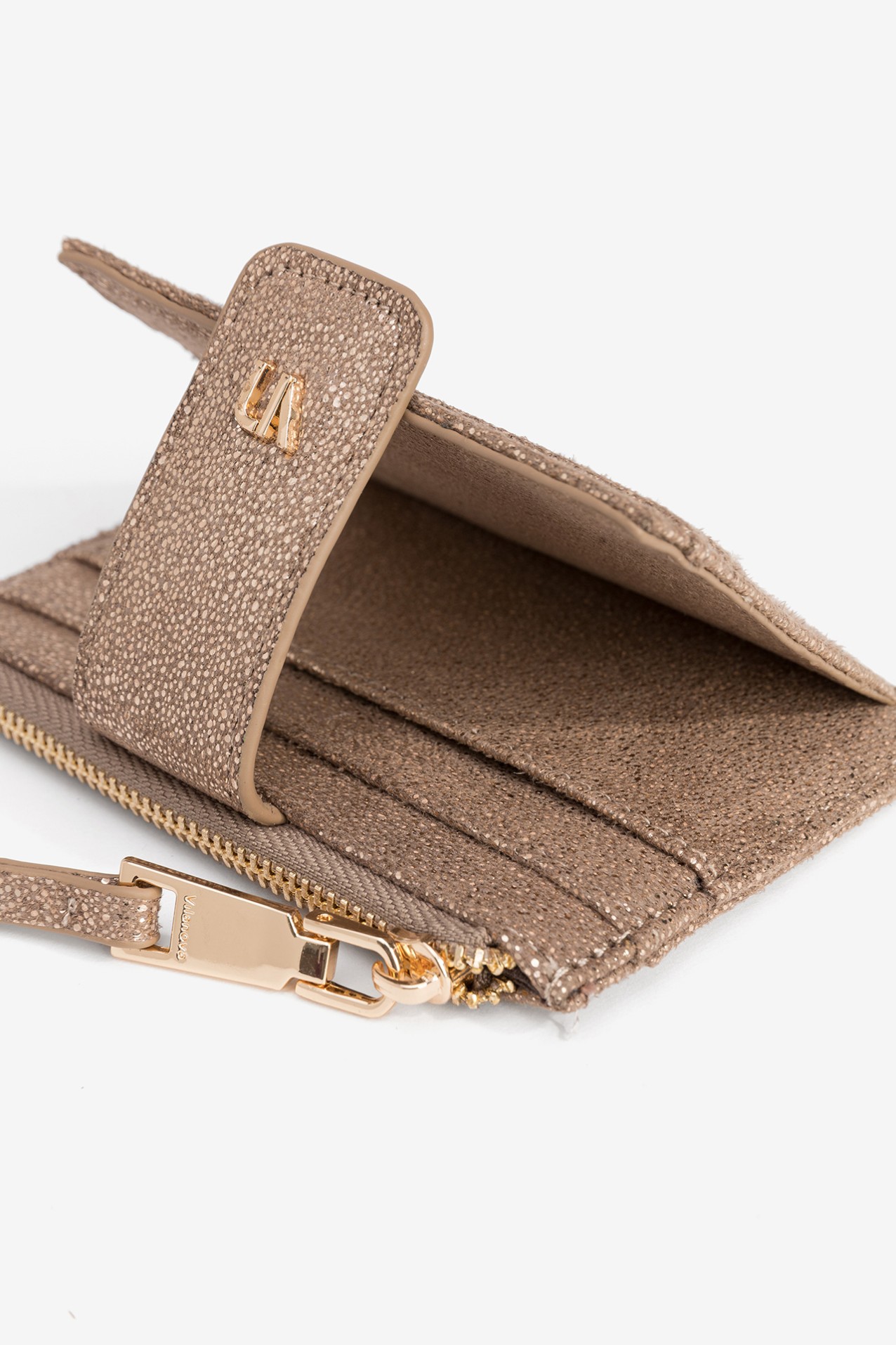 Compact Gold Coin Purse